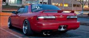 Nissan S13 tire size