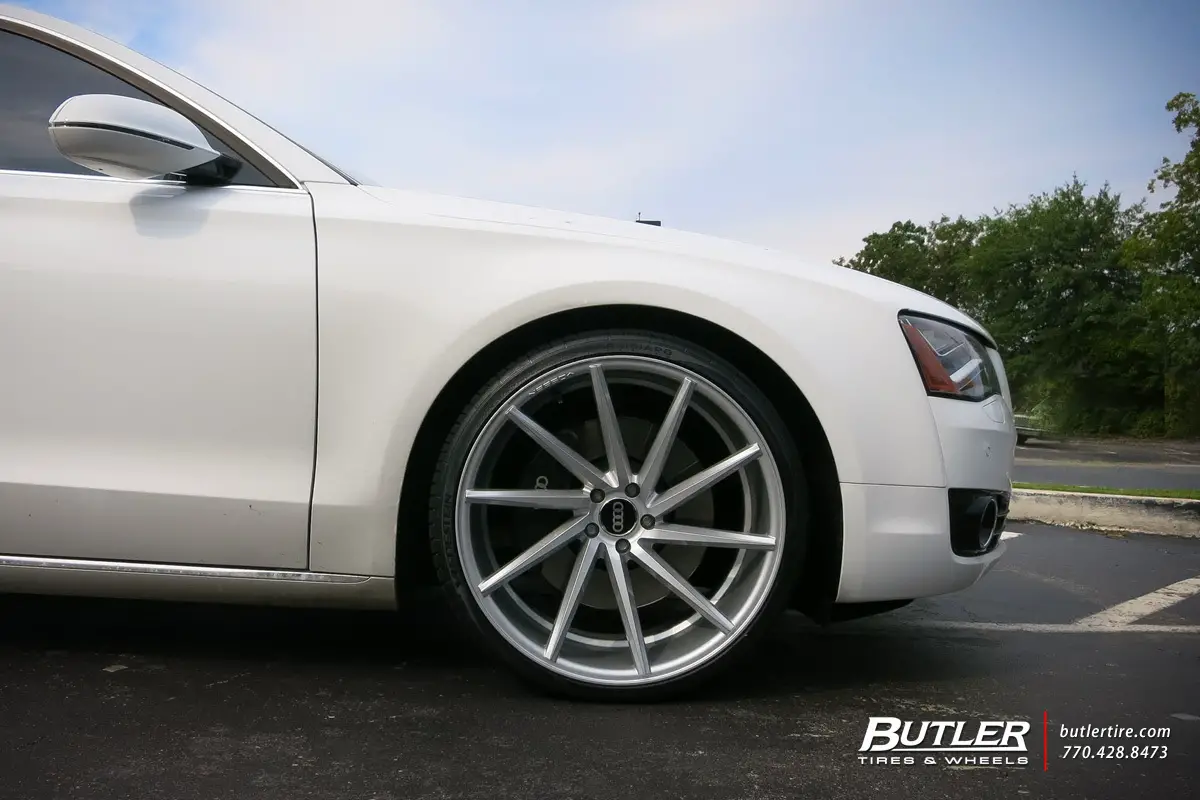 Audi A8 custom wheels Vossen CVT 22x, ET , tire size / R22. x ET