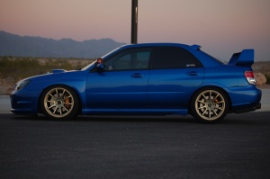 Subaru Impreza WRX STi tire size
