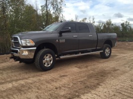 RAM 2500 custom wheels Method Double Standard 18x9.0, ET +18, tire size