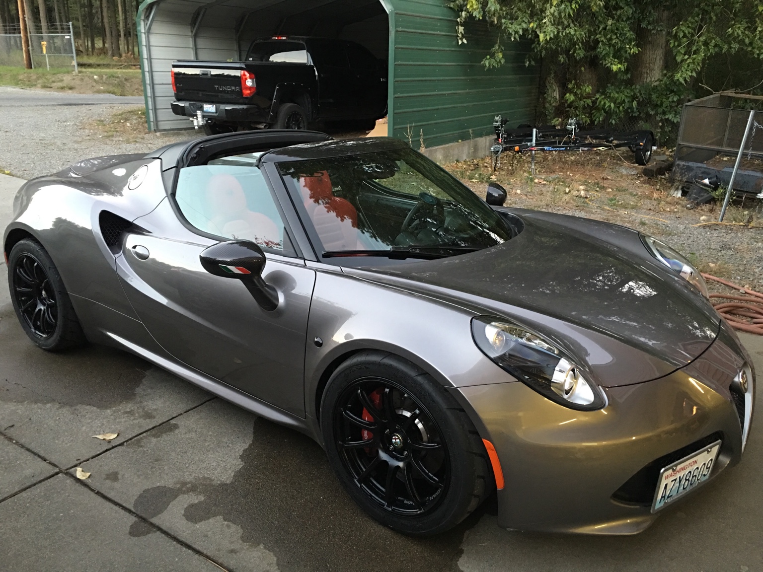 Alfa Romeo 4c Spider Custom Wheels Advan Racing 17x8 5 Et