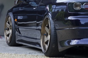 Nissan S15 tire size