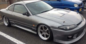 Nissan S15 tire size