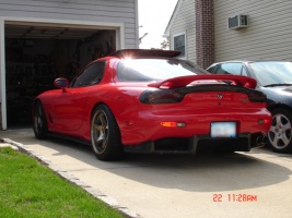 Mazda RX-7 tire size