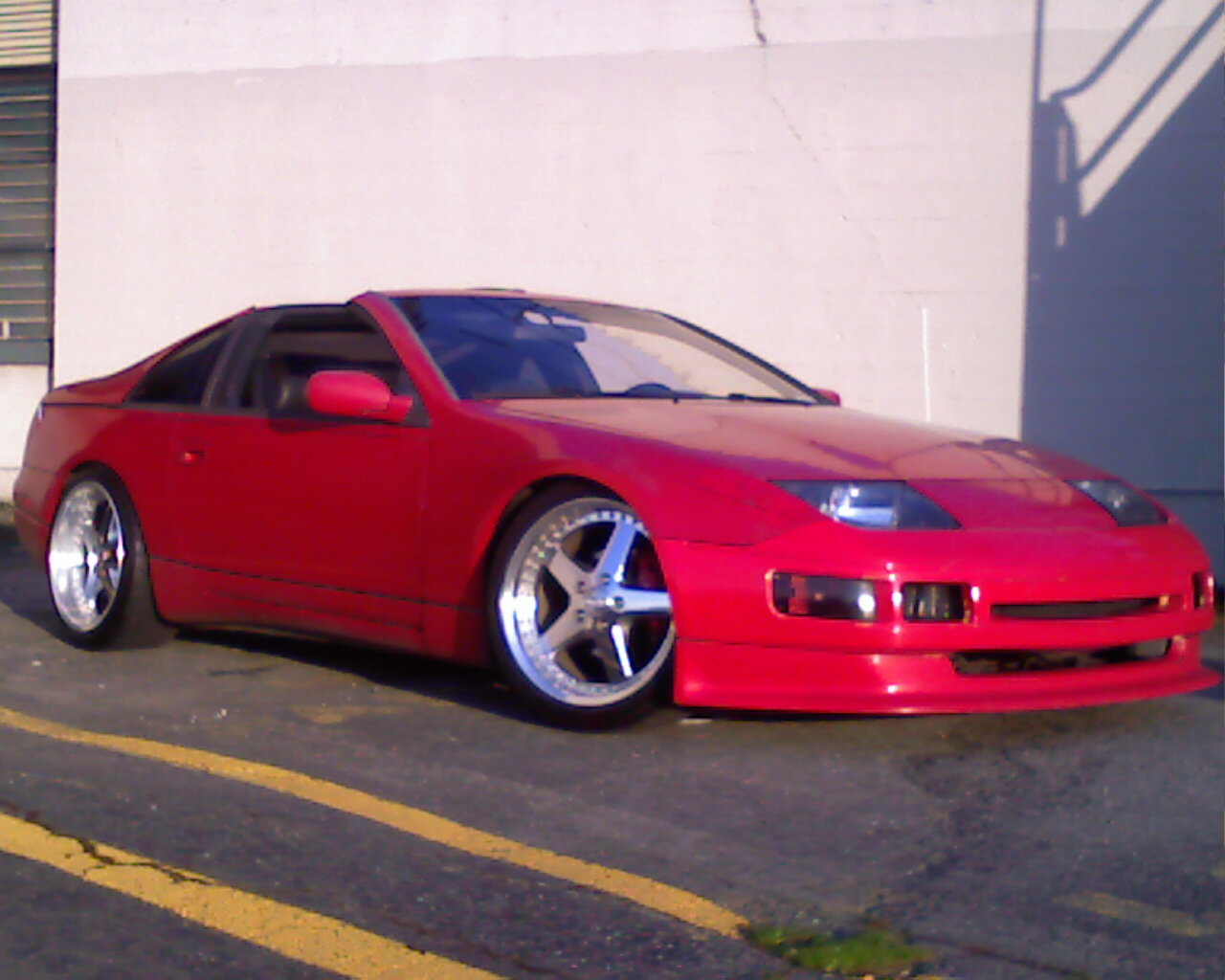 Nissan 300ZX 2-seat custom wheels WORK Equip 18x9.0, ET +20, tire size