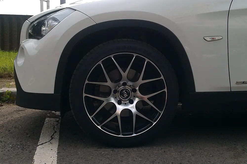 BMW X1 custom wheels RH NBU Race 18x8.5, ET +35, tire size ...