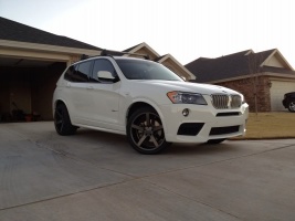 BMW X3 tire size