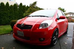 Toyota Yaris tire size
