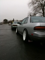 Nissan S13 tire size