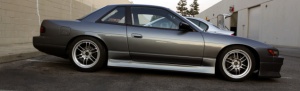 Nissan S13 tire size